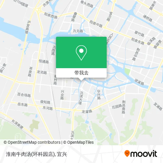 淮南牛肉汤(环科园店)地图