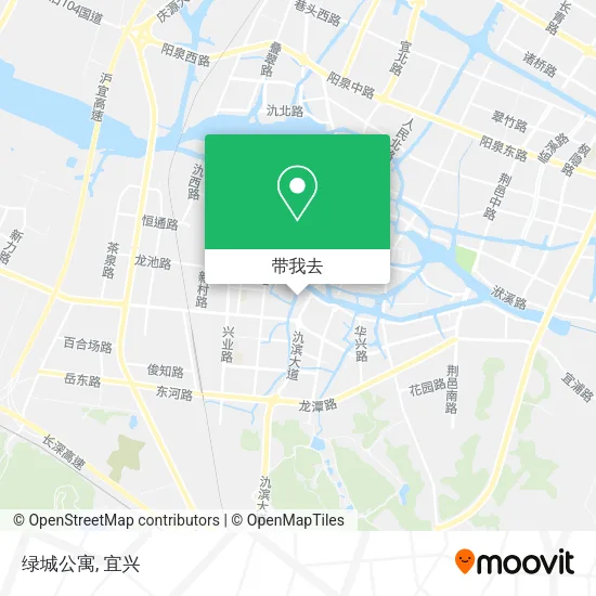 绿城公寓地图