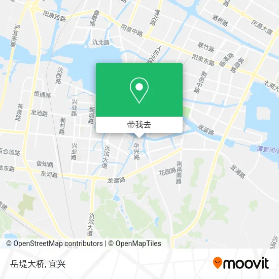岳堤大桥地图