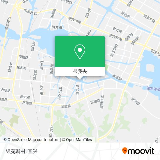 银苑新村地图