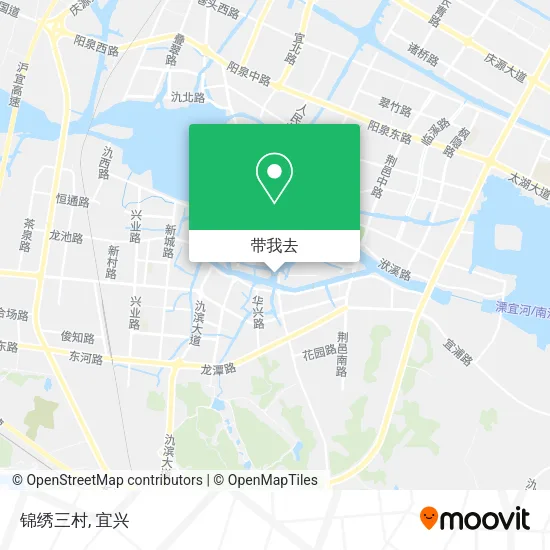 锦绣三村地图
