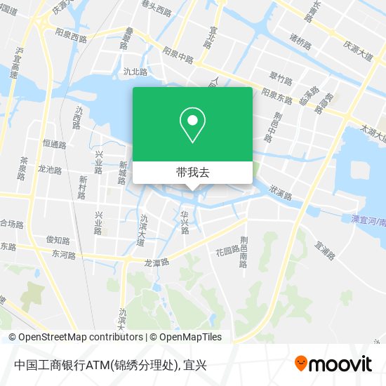 中国工商银行ATM(锦绣分理处)地图
