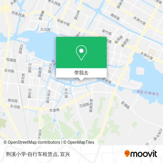荆溪小学-自行车租赁点地图