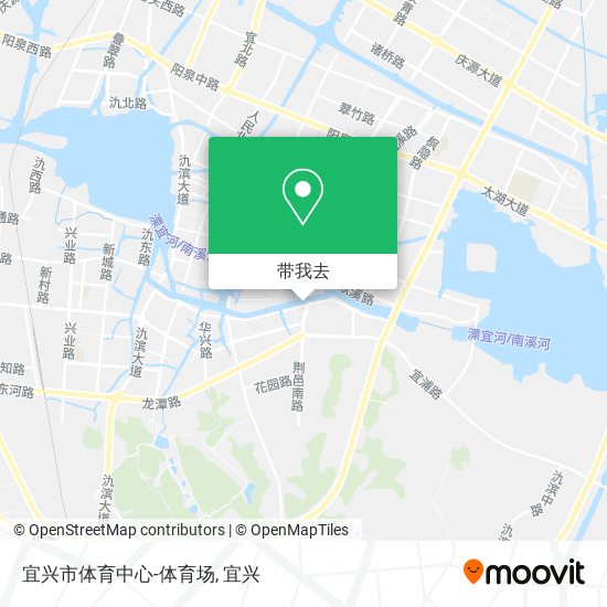 宜兴市体育中心-体育场地图