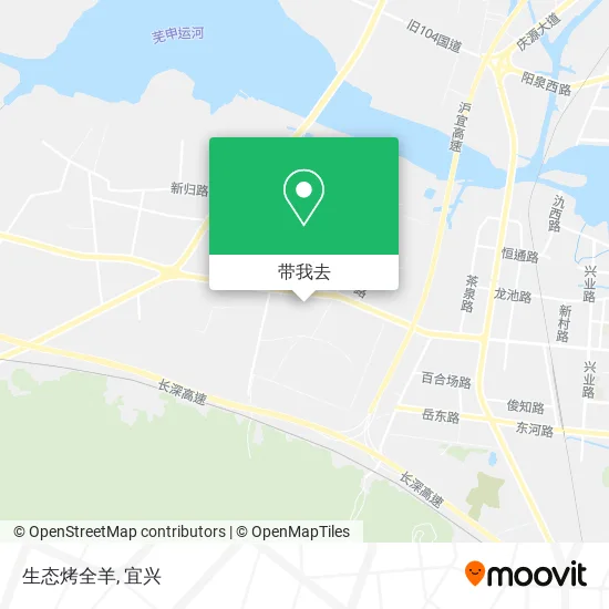 生态烤全羊地图