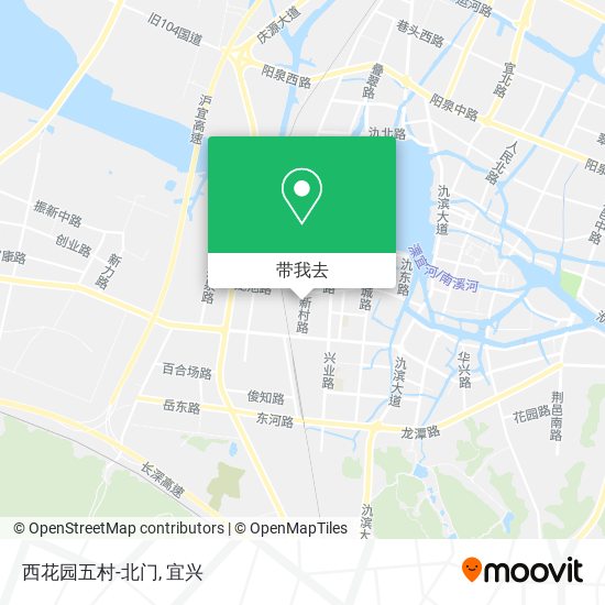 西花园五村-北门地图
