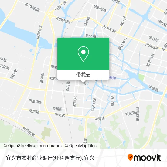 宜兴市农村商业银行(环科园支行)地图