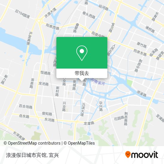 浪漫假日城市宾馆地图