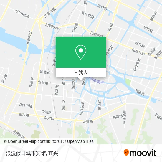 浪漫假日城市宾馆地图