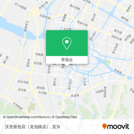 沃登面包店（龙池路店）地图