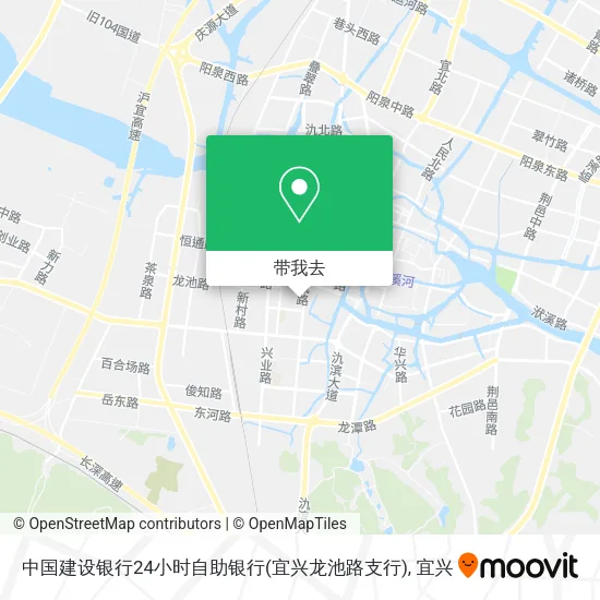 中国建设银行24小时自助银行(宜兴龙池路支行)地图