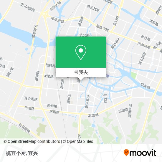皖宜小厨地图