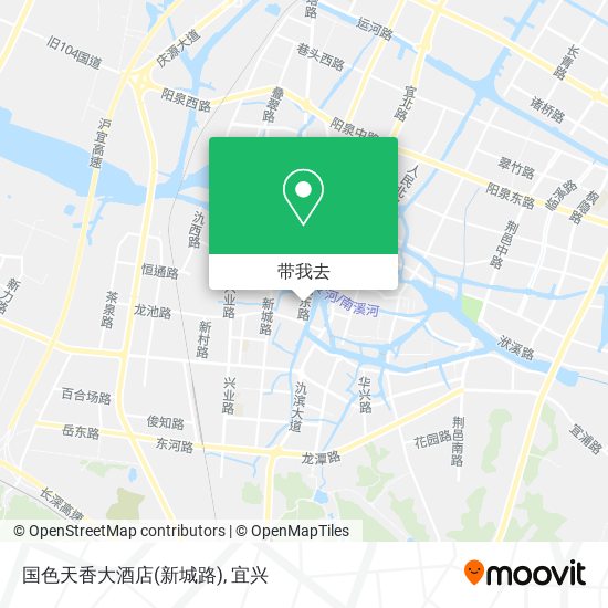 国色天香大酒店(新城路)地图