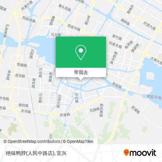 绝味鸭脖(人民中路店)地图