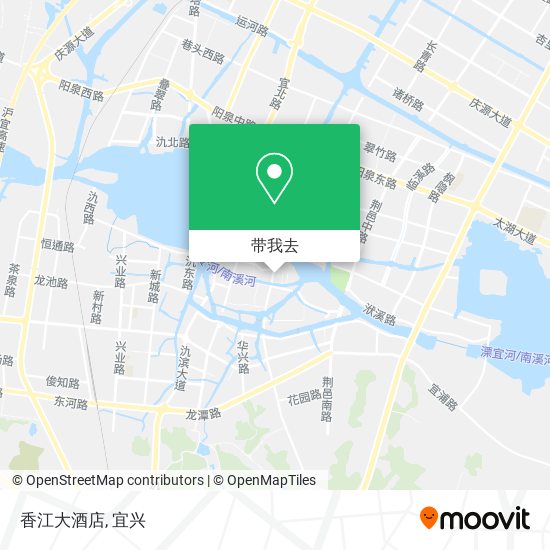 香江大酒店地图