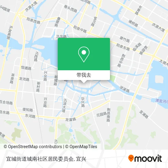 宜城街道城南社区居民委员会地图