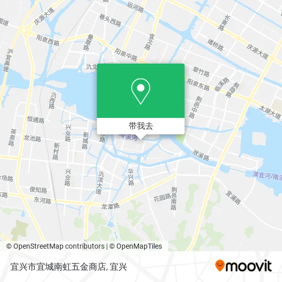 宜兴市宜城南虹五金商店地图
