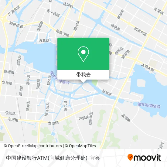 中国建设银行ATM(宜城健康分理处)地图