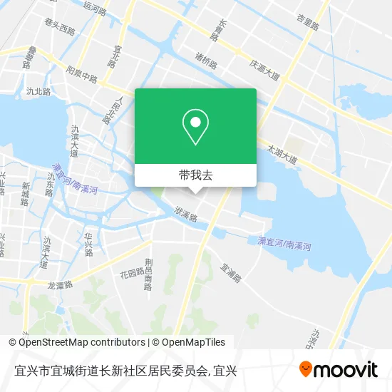 宜兴市宜城街道长新社区居民委员会地图
