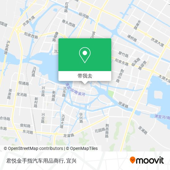 君悦金手指汽车用品商行地图