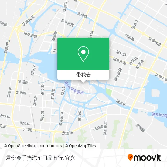 君悦金手指汽车用品商行地图