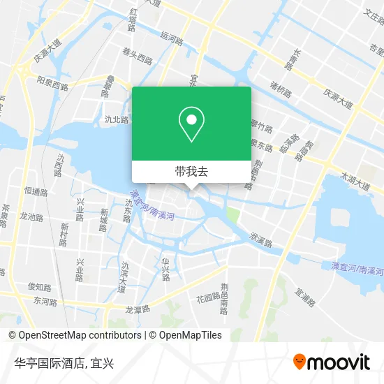 华亭国际酒店地图