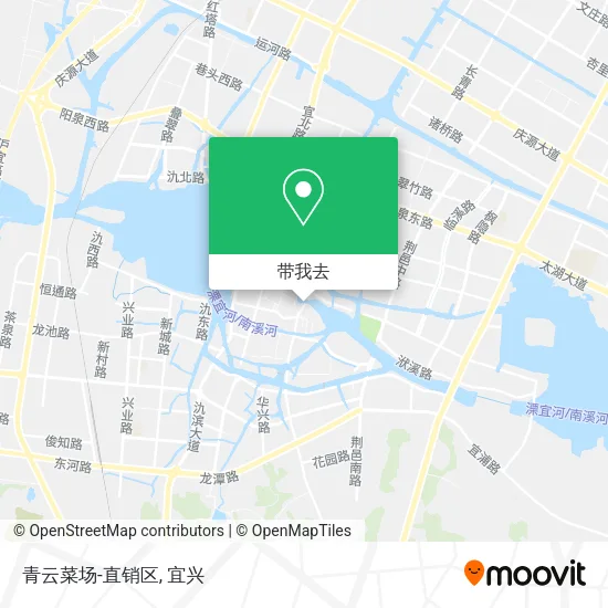 青云菜场-直销区地图