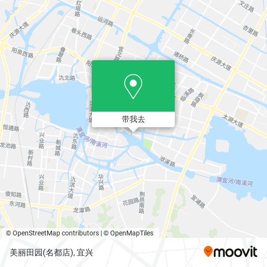 美丽田园(名都店)地图