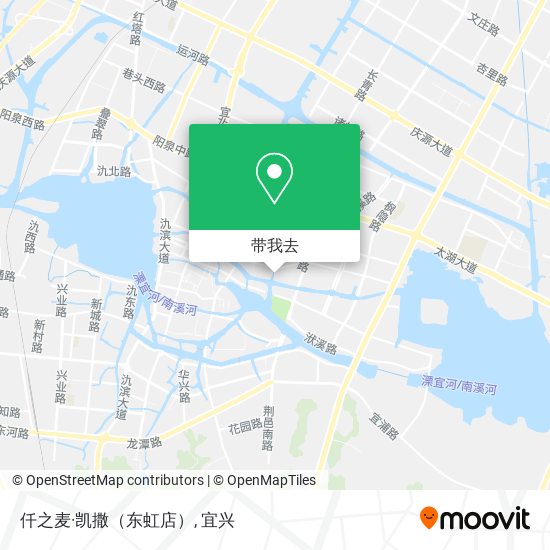 仟之麦·凯撒（东虹店）地图