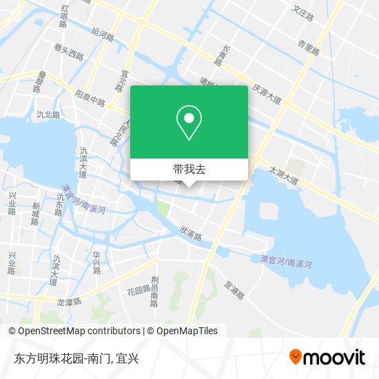东方明珠花园-南门地图