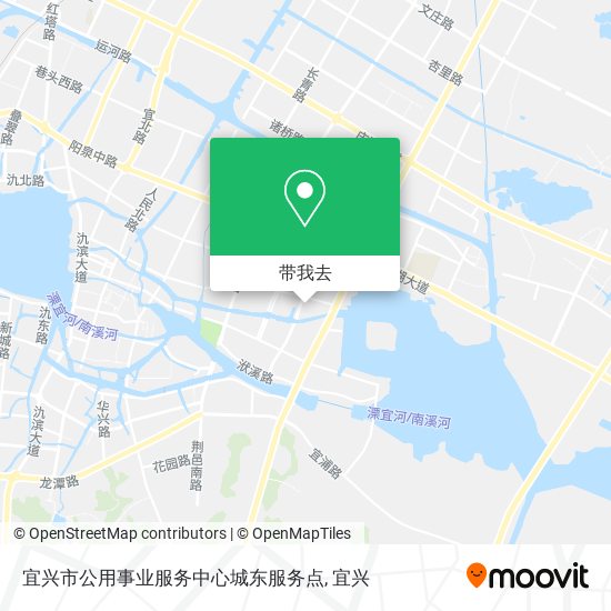 宜兴市公用事业服务中心城东服务点地图