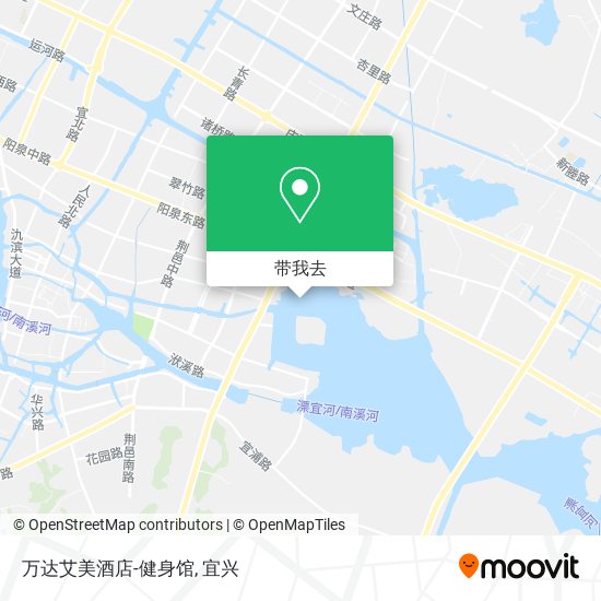 万达艾美酒店-健身馆地图