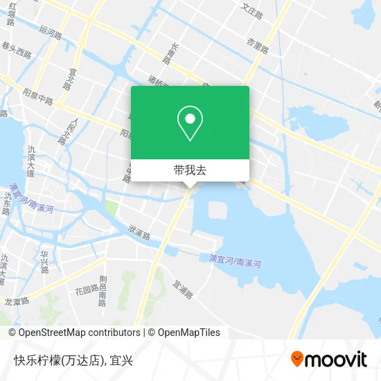 快乐柠檬(万达店)地图