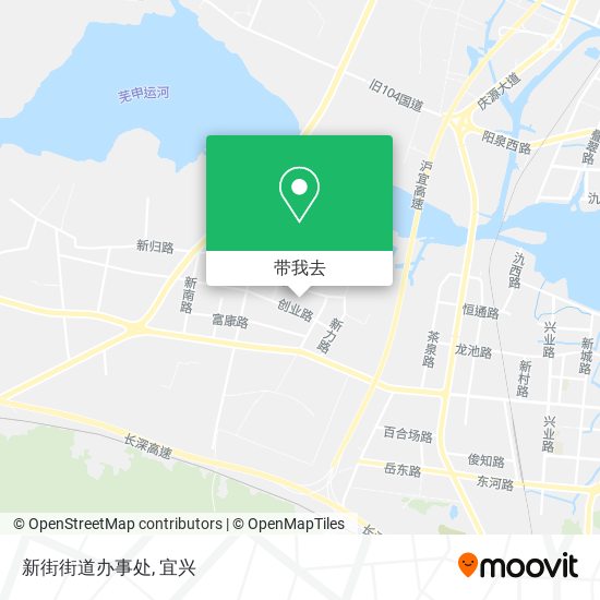 新街街道办事处地图