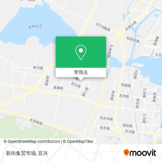 新街集贸市场地图