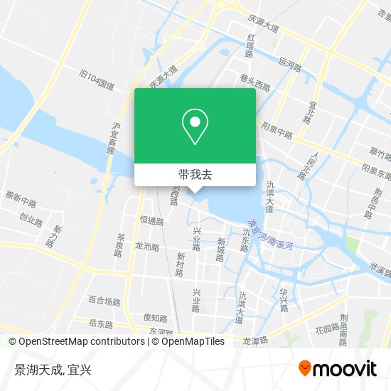 景湖天成地图