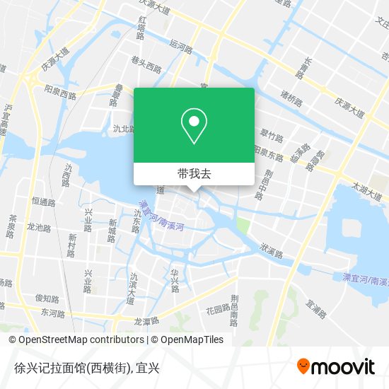 徐兴记拉面馆(西横街)地图