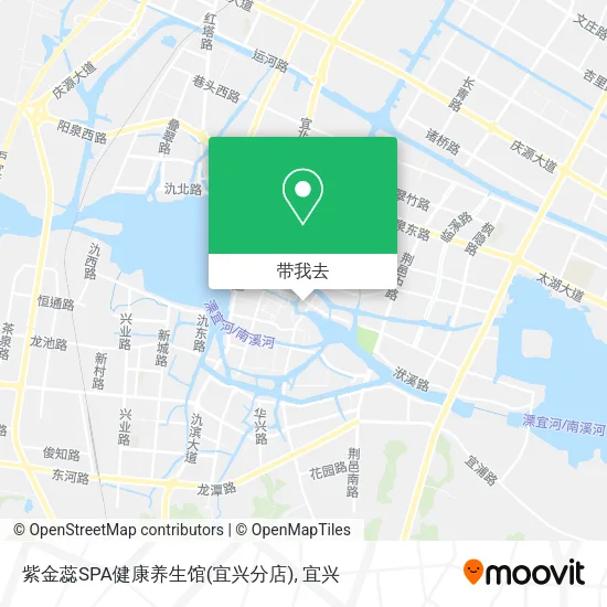 紫金蕊SPA健康养生馆(宜兴分店)地图