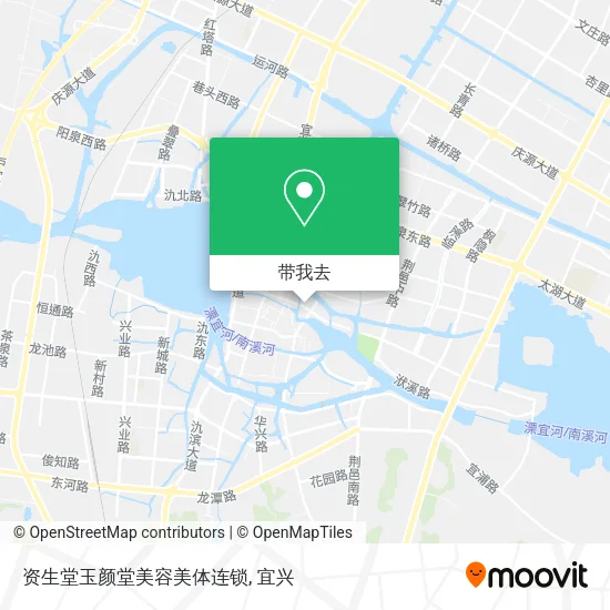 资生堂玉颜堂美容美体连锁地图