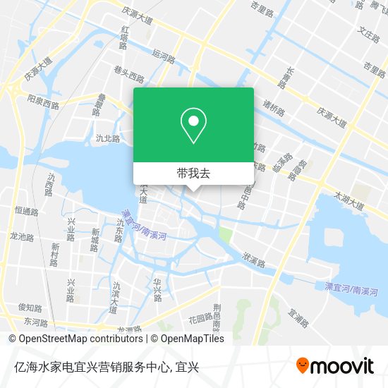 亿海水家电宜兴营销服务中心地图