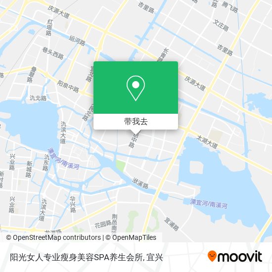 阳光女人专业瘦身美容SPA养生会所地图