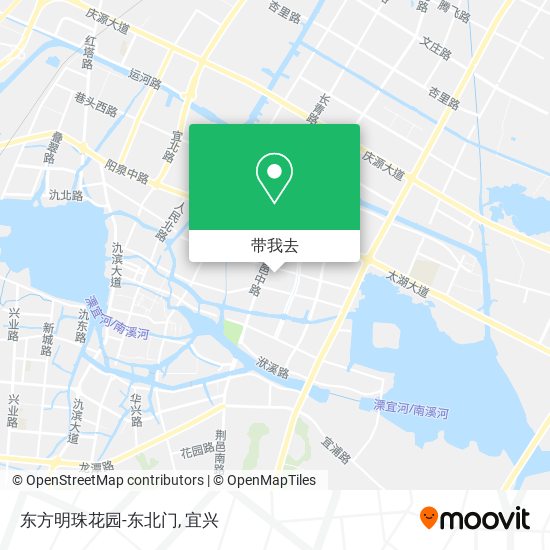 东方明珠花园-东北门地图