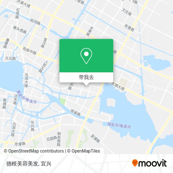 德根美容美发地图