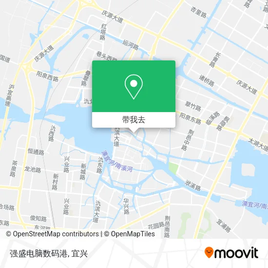 强盛电脑数码港地图