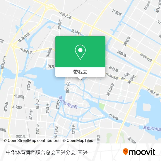 中华体育舞蹈联合总会宜兴分会地图