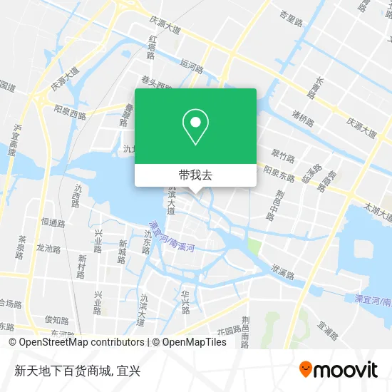 新天地下百货商城地图