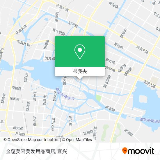 金蕴美容美发用品商店地图