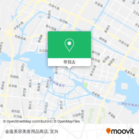 金蕴美容美发用品商店地图
