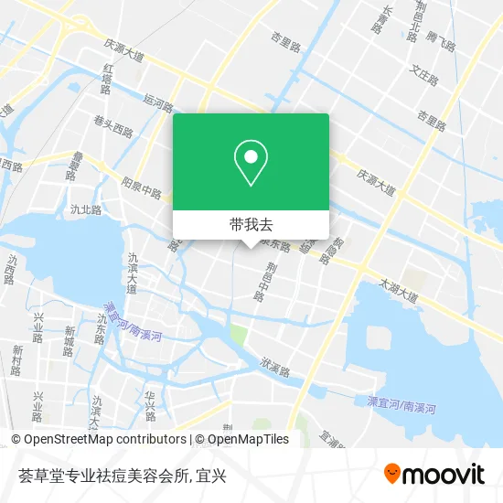 荟草堂专业祛痘美容会所地图