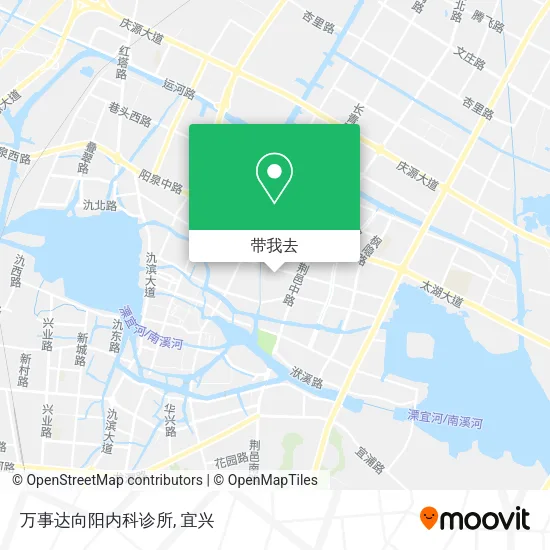 万事达向阳内科诊所地图